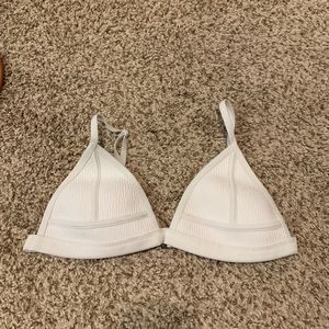 White triangl bikini top!